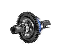20CrMnTi Steel Main Gear 47T 1.0 + Aluminium 7075 Alloy Center Complete Differential For Arrma 1:8 KRATON 6S / OUTCAST/TALION/NOTORIOUS / 1:7 MOJAVE 6S / FIRETEAM/BIG ROCK - Blue