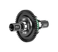 20CrMnTi Steel Main Gear 50T 1.0 + Aluminium 7075 Alloy Center Complete Differential For Arrma 1:8 KRATON 6S / OUTCAST/TALION/NOTORIOUS / 1:7 MOJAVE 6S / FIRETEAM/BIG ROCK - Green