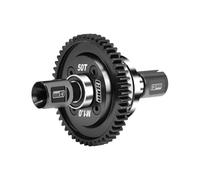 20CrMnTi Steel Main Gear 50T 1.0 + Aluminium 7075 Alloy Center Complete Differential For Arrma 1:8 KRATON 6S / OUTCAST/TALION/NOTORIOUS / 1:7 MOJAVE 6S / FIRETEAM/BIG ROCK - Silver
