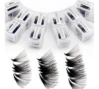 20D Premade Fans Eyelash Extensions 1200PCS Pre Made Fans Lashes Mixed 9-20mm 0.07 D Curl Handmade Loose Volume Lash Extension Premade Lash Fans (1200-20D-0.07-D-920)