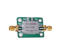 20dB Gain RF Power for amplifier Board 5-6000MHz 20dB Gain RF | 20dB signal boost, low noise figure, stable performance, suitable for FM and shortwave apps