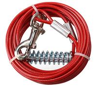 20FT/ 6M Weather Resistant Strong Secure Pet Dog Tie-Out Cable