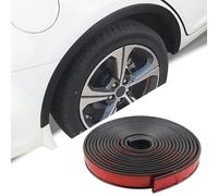 20Ft Car Wheel Arch Trim, Fender Flares Arches Wing Expander Car Wheel Eyebrow Anti-Collision Strip for Pickup SUV Fender Flare Edge Trim (3CM)