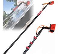 20ft Extendable Window Cleaning Kit, Multi-Purpose Water Spray Brush, Solar Panel Cleaner, Efficient Window Cleaning Tool, Reach High with Ease