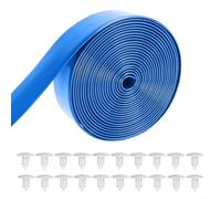 20ft PVC replacement straps for outdoor pool and beach lounge chairs, designed for repair and maintenance of various furniture pieces (Blue)