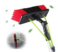 20ft Window cleaning pole Hose Fed Water fed Telescopic Extendable Solar Panel Conservatory Brush Equipment Kit/ 6m Rod / 30cm Brush Head
