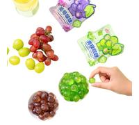20g*10 Small Package Grape Green Peel Soft Candy Net Celebrity Leisure Children's Fruit Juice Sandwich Snack