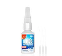 20g Clear Glass Glue - Strong Adhesive for Glass Bonding, Fast Drying, Invisible Repairs for Crafts, Jewelry, Crystals & More