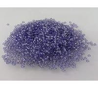 20g Round Rocailles Glass Seed Beads Preciosa Ornela 11/0, Transparent Light Amethyst (21000), Bohemia Crystal Glass, Czechia 311 19 001