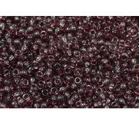 20g Round Rocailles Glass Seed Beads Preciosa Ornela 9/0, Amethyst (20060), Bohemia Crystal Glass, Czechia 311 19 001