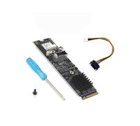 20Gbps M.2 to TYPE-E Adapter High Speed M Key NVMe PCIe to USB 3.2 Gen2x2 Front Panel Expansion Card Hub for Desktop PC