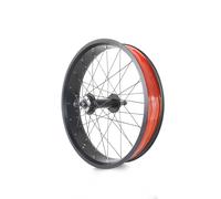 20in/24in/26in X 4.0" Fat Tire Bike Front Rear Wheel Disc Brake Snow Bike Wheelset QR 135mm/195mm 36H Hubs Beach Bike Wheels 14G Spokes for 7/8/9/10s Rotary Freewheel E-Bike Black