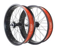 20in/24in/26in X 4.0" Fat Tire Bike Wheelset Disc Brake Beach Bike Front Rear Wheel 135mm/195mm 14G X 36H Hubs Snow Bike Wheels for 7/8/9/10Speed