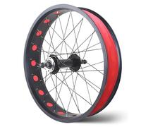 20in/24in/26in X 4.0" Fat Tire Bike Wheelset Disc Brake Beach Bike Front Rear Wheel 135mm/195mm 14G X 36H Hubs Snow Bike Wheels for 7/8/9/10Speed