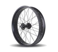 20in/24in/26in X 4.0" Fat Tire Bike Wheelset Disc Brake Beach Bike Front Rear Wheel 135mm/195mm 14G X 36H Hubs Snow Bike Wheels for 7/8/9/10Speed