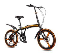 20in Folding Bike,Lightweight Aluminum Alloy,Dual Disc Brake Mountain