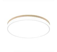 20inch 36W Boutique Decoration Acrylic Ceiling Round Wooden Dimmable Ceiling Light for Kids Bedroom Living Room Restaurant,Flush Mount LED Ceiling Light-Remotely Tuned 50cm