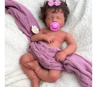 20inch/50cm Realistic Silicone Reborn Baby Doll - Lifelike Rooted Hair, Full Body Platinum Silicone,Sleeping Boy/Girl,Companion Gift for The Elderly and Kids (Boy#3)