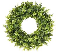 20Inch Boxwood Wreaths, Spring Summer Wreath for Front Door Perfect for Winter All Season Year Round Decor, Faux Boxwood Wreaths Ideal for Front Door Indoor Outdoor Windows Farmhouse