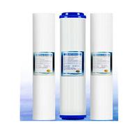 20inch PP Cotton UDF CTO Water Filter Set Removal The Chlorine three Stage Water Purifier Accssories(1)