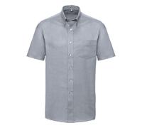Russell Collection Mens Short Sleeve Easy Care Smart Oxford BC1025