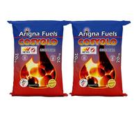 20kg & 40kg CosyGlo Smokeless Coal - High Heat Output & Low Ash Fuel - For Open Fires Multi-Purpose Stoves Fire Burner Boilers - 2 x 20kg
