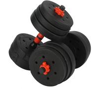 20KG ADJUSTABLE FITNESS DUMBBELLS WEIGHTS IRON BARBELL DUMBBELL