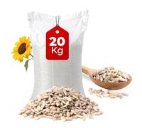 20kg Sunflower Hearts wild Bird Food - High Energy Bird Seed, Premium Sunflower Seeds & Food for Wild Birds (20kg)