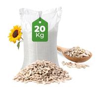 20kg Sunflower Hearts Wild Bird Food - Sunflower Seeds for Garden wild Birds - Just Green