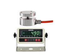 20KG To 2T Mini Bellow Type Load Cell With Indicator Digital Readout Display Weight Scale Sensor High Stability and Precision(1T with Indicator)