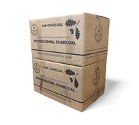 20kg Turkish Oak Charcoal by The BBQ Experts - Restaurant-Grade Oak Wood Charcoal for BBQ, Smoking & Grilling - Long Lasting 4 Hour Burn Time