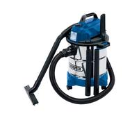 20L 1250W 230V Wet and Dry Vacuum Cleaner with Stainless Steel Tank