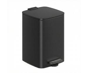 20L/30L Trash Bin Stainless Steel Kitchen Garbage Can, Ink Black / 5.2-Gallon (20 L)