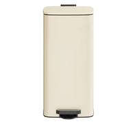 20L/30L Trash Bin Stainless Steel Kitchen Garbage Can, Sand Beige / 8-Gallon (30 L)