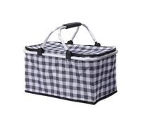 20L Cool Bag, Picnic Bag, Foldable Cooling for Shopping, Insulated Bag, Large Thermal Bag, Lunch Bag, Warming Bag, Freezer Bag, Thermal Bag for Camping, Office, Barbecue, 43 x 23 x 23.5 cm (A)