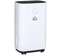 20L Quiet Portable Dehumidifier for Home Laundry, White