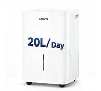 20L/Day Portable Dehumidifier with Wheels, 2026 Upgraded Applicable to 4500 Sq.Ft, 1.45Gal Removable Tank & Washable Filter, Quiet Operation & Laundry Drying, for Home/Basement/Bedroom