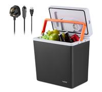 20L Electric Cool Box, Insulated Cooler Box with Hot/Cold Function VonShef Dark Grey One Size