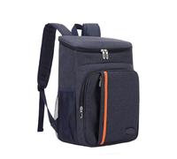 20L Insulated Portable Thermal Lunch Bag Food Box Waterproof Cooler Ice Case Camping Oxford Dinner Backpacks Icebox for Picnic(Dark Blue)