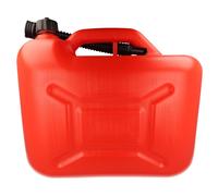 20L Litre Red Fuel Canister Plastic Lawnmower Jerry Can Flexible Spout