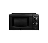 20L Manual Microwave Black 700W with 5 Power Levels & Timer, Button & Dial Control, Defrost Function, AMM2001B