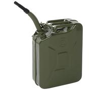 20L Metal Jerry Can Fuel Storage Container Petrol Diesel Barrel W/ Spout