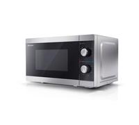 20L Microwave Oven with Manual Dial Controls Turntable 800W - YC-MS01U-P