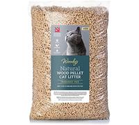 20L Natural Cat and Kitten Litter Wood Pellets Ultra Absorbent Biodegradable | Effective Odour Control | Antibacterial Premium Hygiene