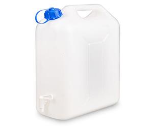 20L Plastic Water Storage Container Tank Bottle Can Liquid Carrier Drum with Pouring Spout Tap Drinking Store (1)