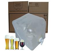 20L Polypin Beer Wine Dispensing Bag 36 Pints with Box Seal Cap and Tap