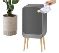 20L Smart Sensor Electric Trash Can | Hands-Free Side Opening Waste Bin for Home, Office, Patio, Bathroom, Dorm Room, and Laundry Room