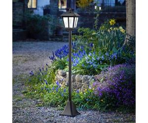 20L Solar Lamp Post Bright Victorian Style Garden Light Outdoor Lighting 130cm