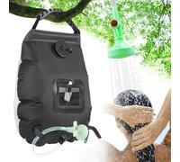 20L Solar Removable Shower Bag with Shower Head and Hose | Portable Camping Shower For Indoor Home Cabin Camp Glamping Courtyard Balcony Terrace