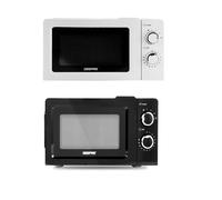 20L Solo Freestanding Microwave 5 Cooking Power Levels & Defrost Powerful White